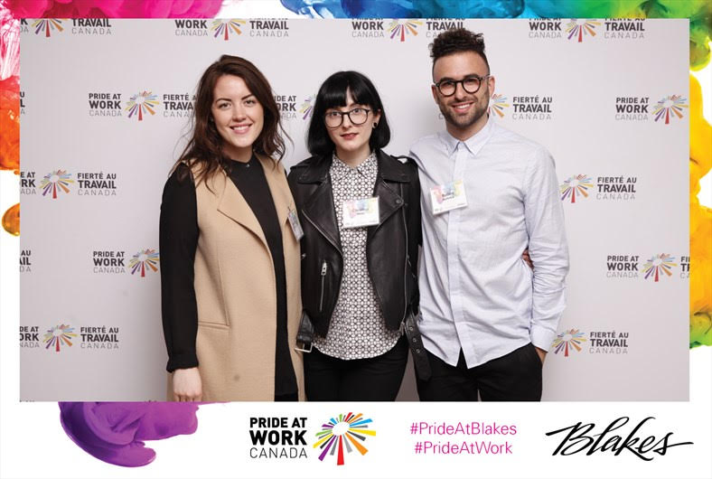 The team is super proud to be a partner of @prideatworkcan ! Thnks for an amazing event! #prideatblakes #prideatwork