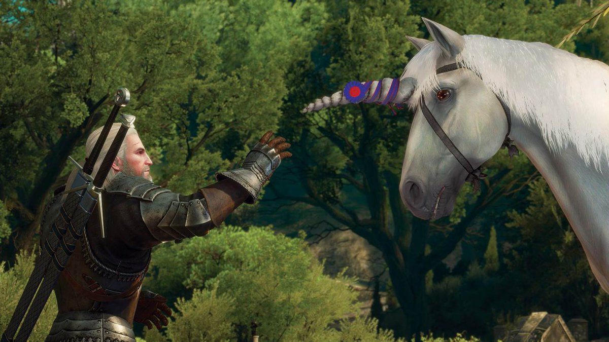 vtriumofficiel's tweet photo. Joyeux anniversaire #TheWitcher3. Vous reprendrez bien un peu de #BloodAndWine ? | https://t.co/4Ev30OnCx9 https://t.co/iwJ45oNz6g