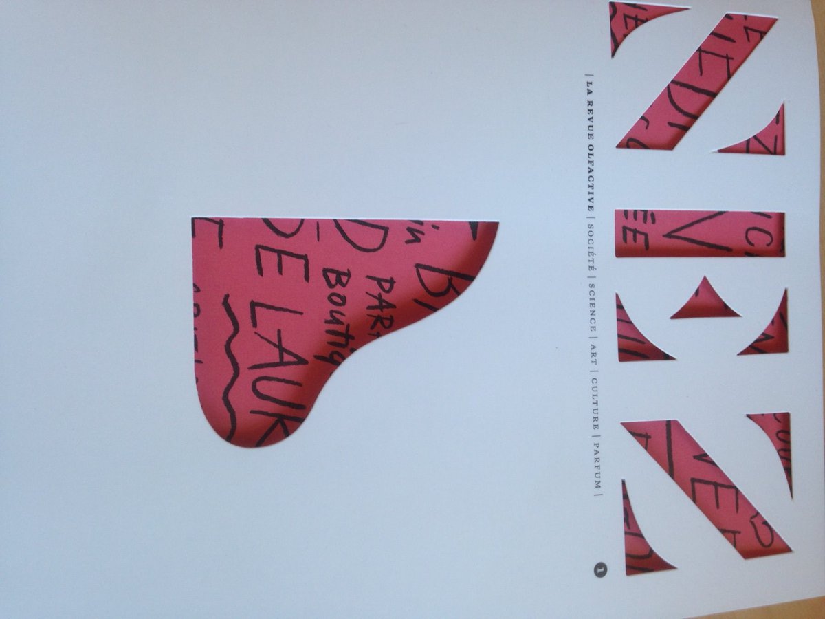 Pour 1 culture olfactive par le bout du nez! La revue olfactive NEZ#01 est arrivée aujourd'hui(19.90€@boutiqueMIP)