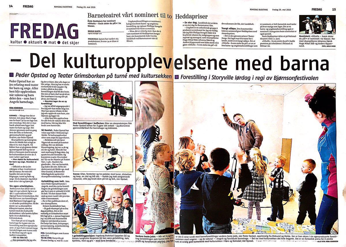 Stemningsrapport fra en tilfeldig valgt dag på jobb i regi av <a href="/Kultursekken/">Kultursekken</a> :)