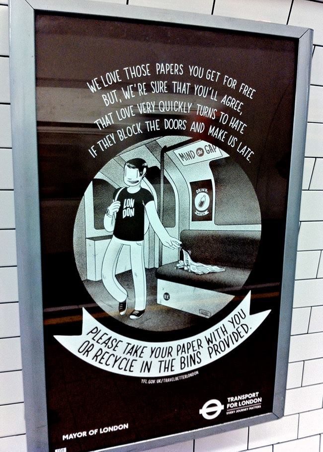 eddiepcarr's tweet photo. Rhyme-as-reason effect #nudgesonthefly @cowryconsulting @tfl https://t.co/1NKCdtCT5X