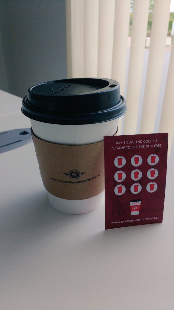 MJLoveDental's tweet photo. Loyalty card complete so an @DSDMobileBrew Chai Latte #OnTheHouse with @TheDetailDD #MobileBrew #StartAgain https://t.co/oaogjH38P5
