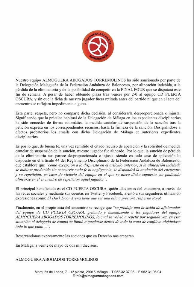 Almoguera Abogados (@almoabobasket) on Twitter photo 