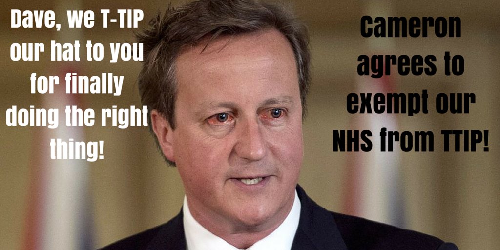 PeoplesNHS's tweet photo. .@Number10gov heads off #QueensSpeech revolt by excluding #NHS from #TTIP 
https://t.co/wUbVqgBVO9
#NHSTTIPVOTE https://t.co/5QWNTHML6d