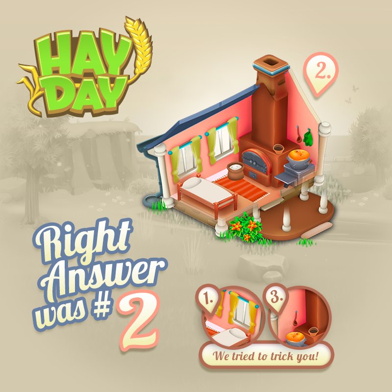 hayday's tweet photo. The correct answer to our Spot the Correct One event from yesterday is: number 2. :) #HayDay #SpotTheRealOne https://t.co/qAQQFkOTau