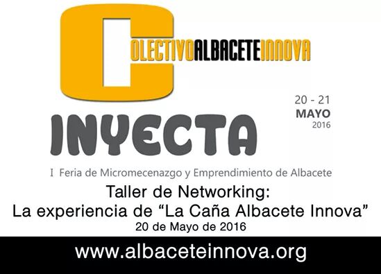AlbaceteInnova's tweet photo. Esta tarde a las 18:30 participamos en #INYECTA impartiendo un Taller sobre #Networking. https://t.co/KYjKdy4ipP