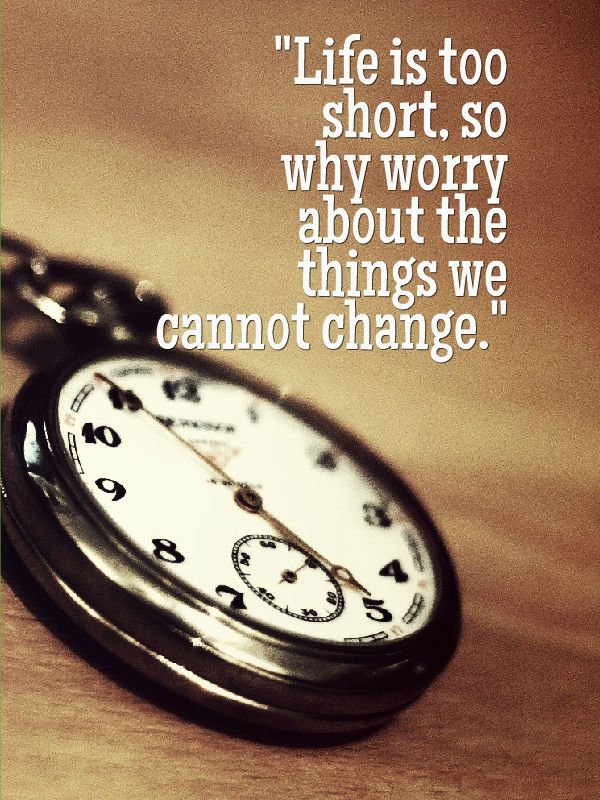 PcMessage's tweet image. #Life is too short, so why #worry about the things we cannot #change.