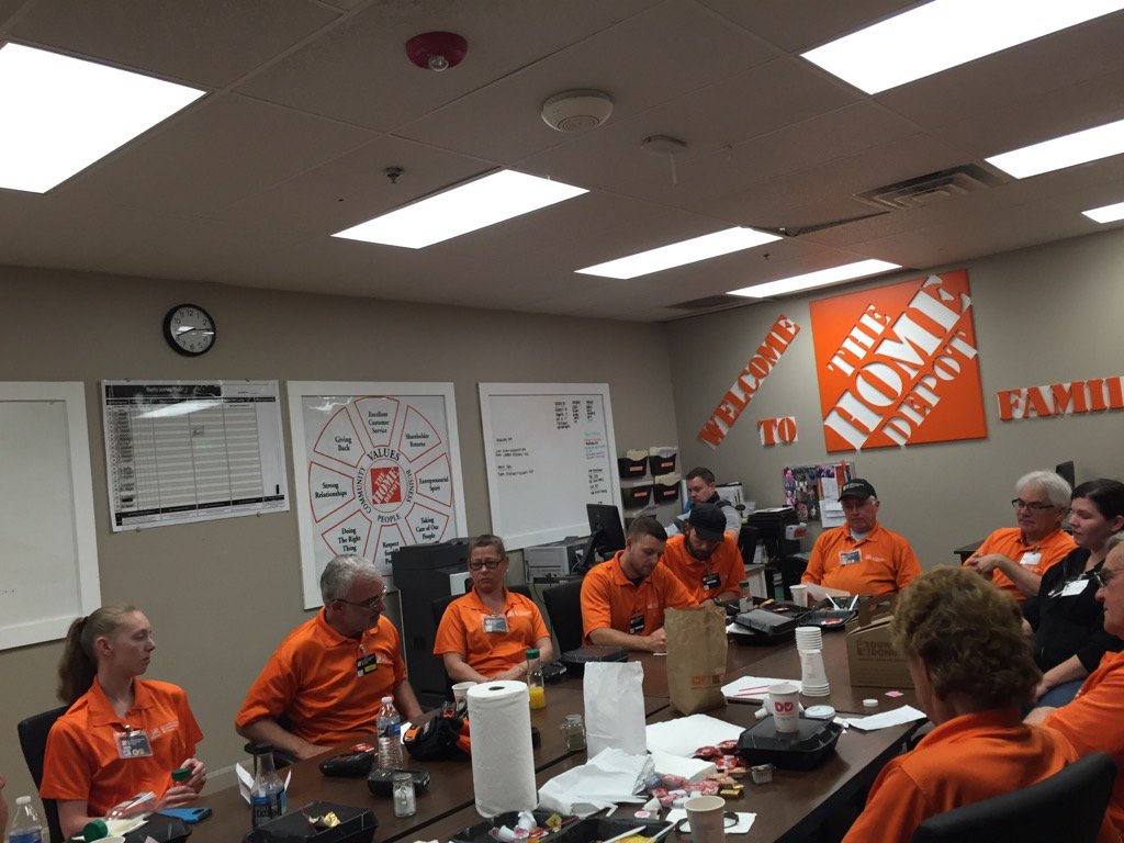 3401 MET team having a thank you breakfast with many bravos / badges given for hard work