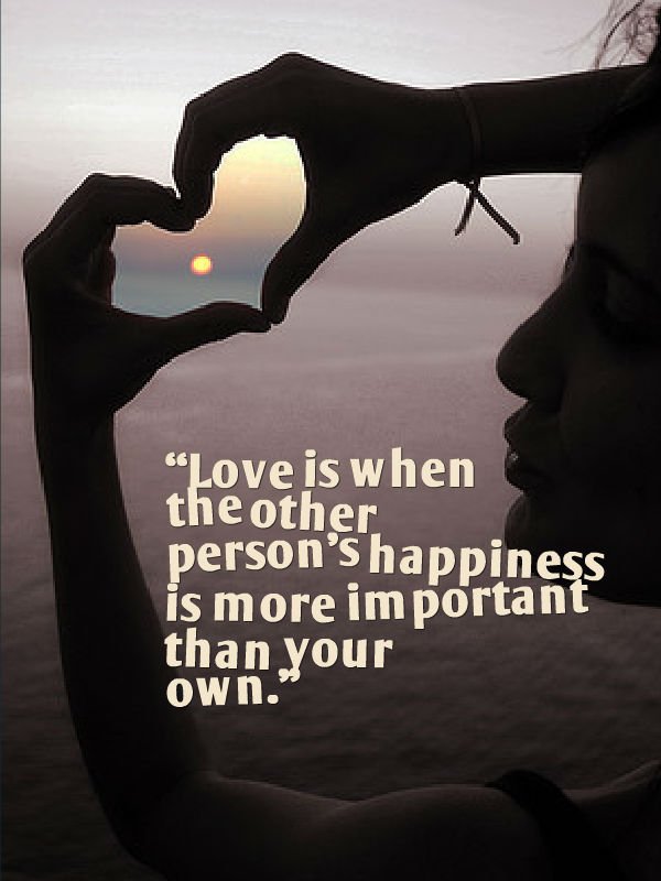 androidsms2's tweet image. #Love is when the other person's #happiness is more #important than your own.