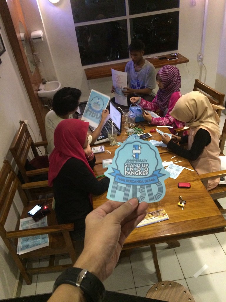 Prepare anniversary stand up indo pangkep #HBDPANGKEP at <a href="/loppocoffee/">Loppo Coffee</a>