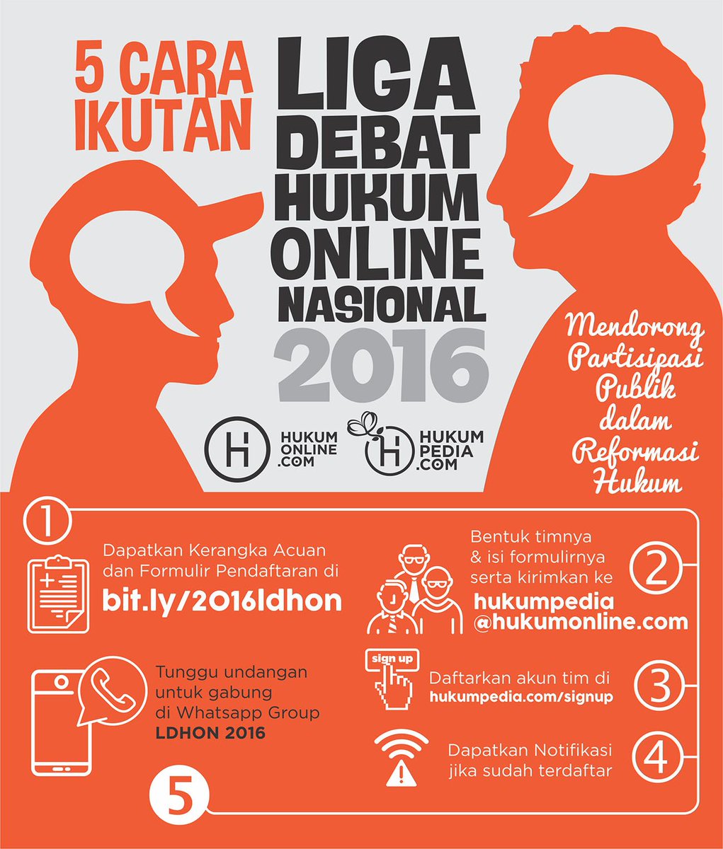 klinikhukum's tweet photo. Buat mahasiswa Fakultas Hukum yg ingin ikutan Liga Debat Hukum Online. klik di https://t.co/DCasrnjxpM https://t.co/AmL7fAOKWz