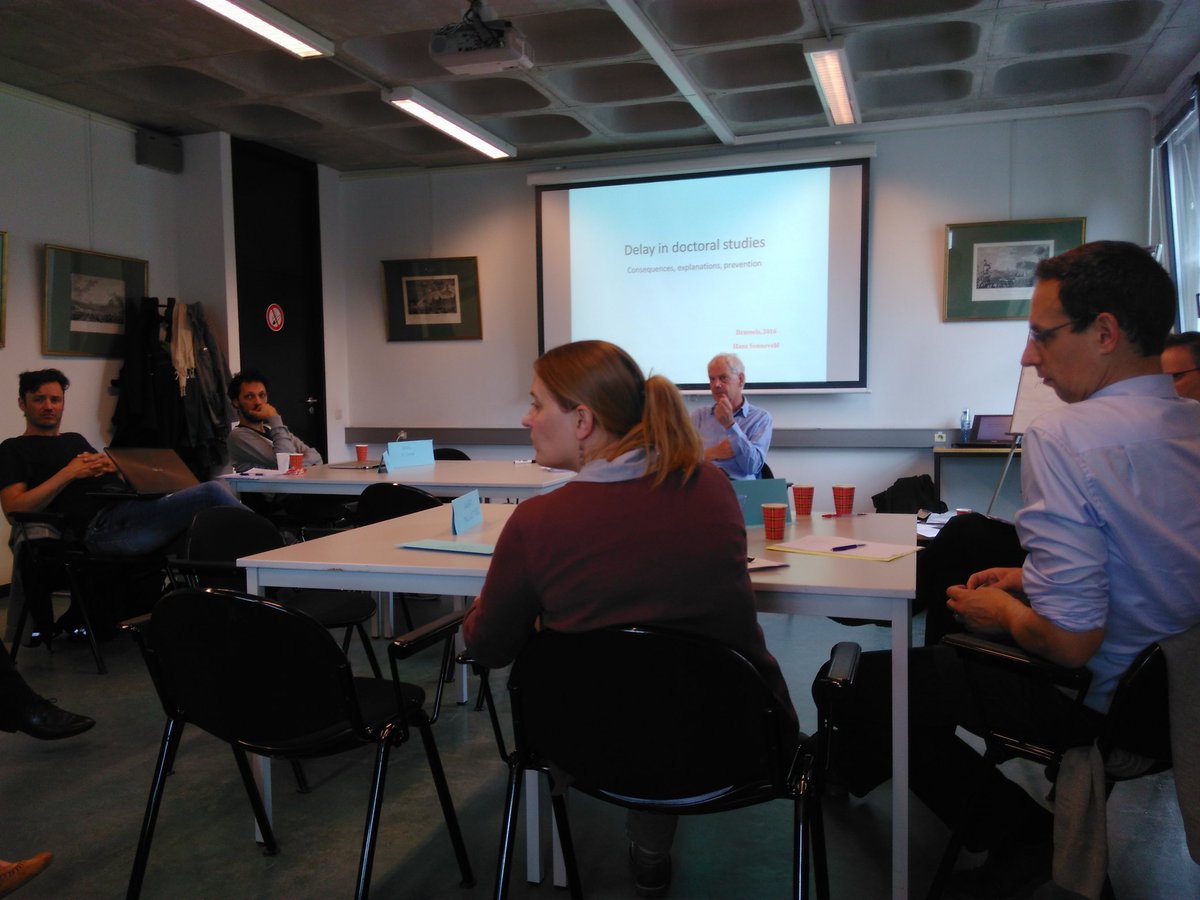 bibiane_freche's tweet photo. Workshop on #PhD #supervision @ULBruxelles Very good afternoon session #delay #prevention #warning_signs #completion https://t.co/7ia3nVNiFV