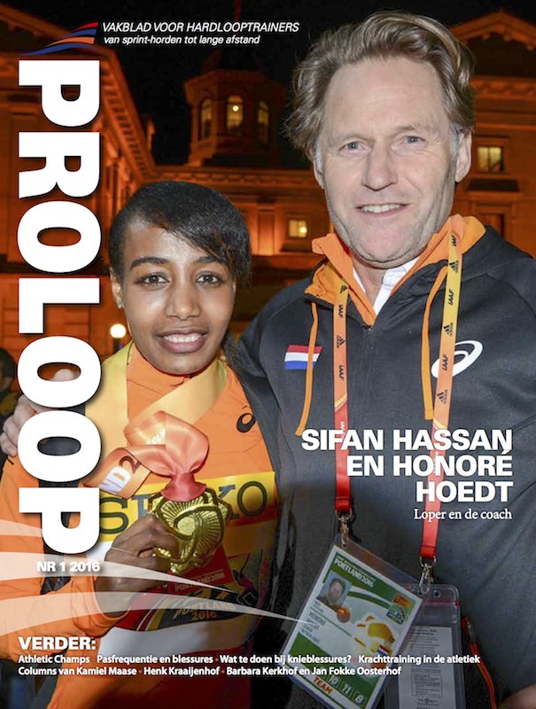 HardloopNL's tweet photo. Volgende week op de mat: Proloop 1-2016. Met daarin o.a. een interview met Honoré Hoedt over Sifan Hassan. #Proloop https://t.co/BLbnTOJE4m