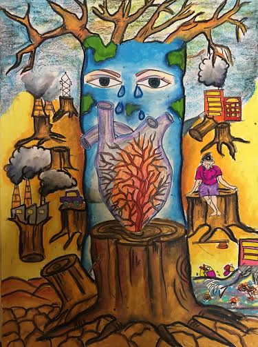 thinkenvironmnt's tweet image. A beautiful painting send by Master Pradyumn Raghv
Age:08 years.

#THINKENVIRONMENT #thinkenvironment #indiaeyeihro