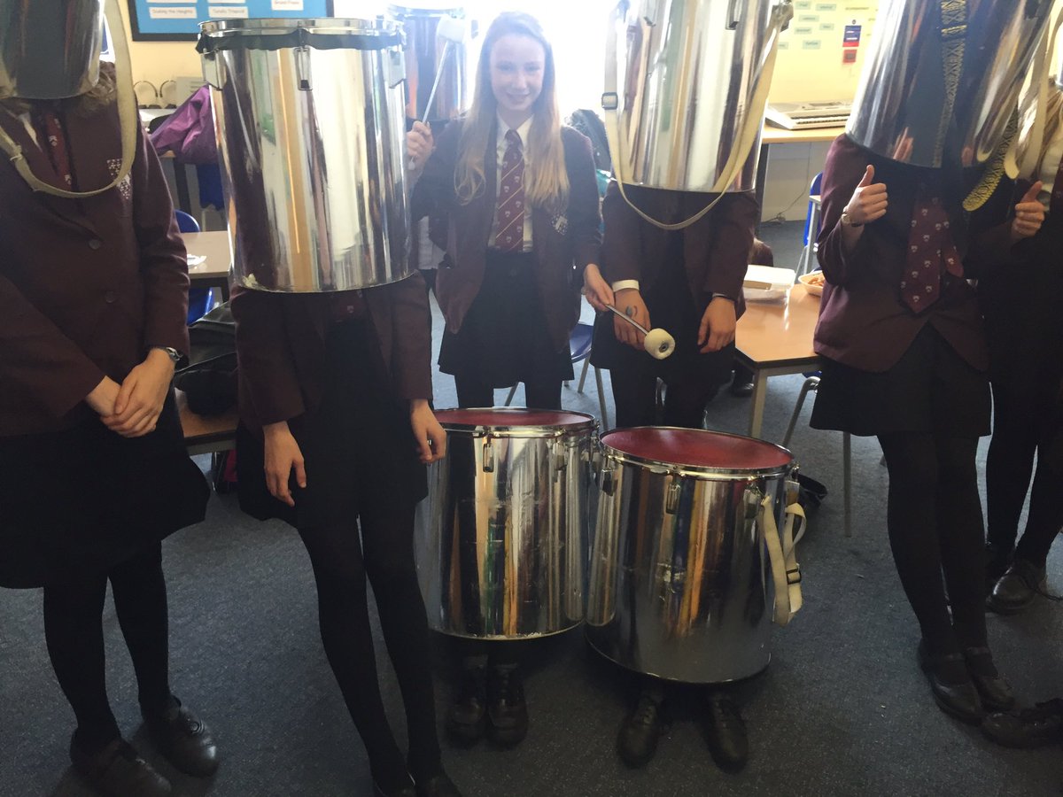 KLBWellicome's tweet photo. Samba band rehearsal for tomorrow's May Fayre at Blue Coat. They've lost the plot... https://t.co/U5mG68LP5s