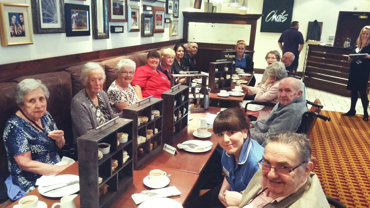Community day as part of #AAWYEAH We invited Nazareth Care home for afternoon tea! #Cardiffis culture