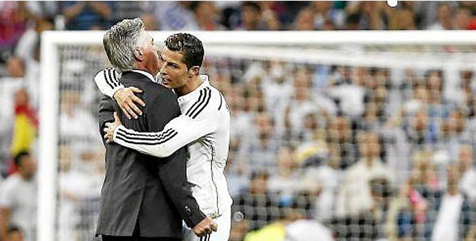marca's tweet photo. Ancelotti: "Cristiano se bañaba con hielo a las tres de la mañana en Valdebebas" https://t.co/WhUk4tSWVB https://t.co/eznYIjx23c