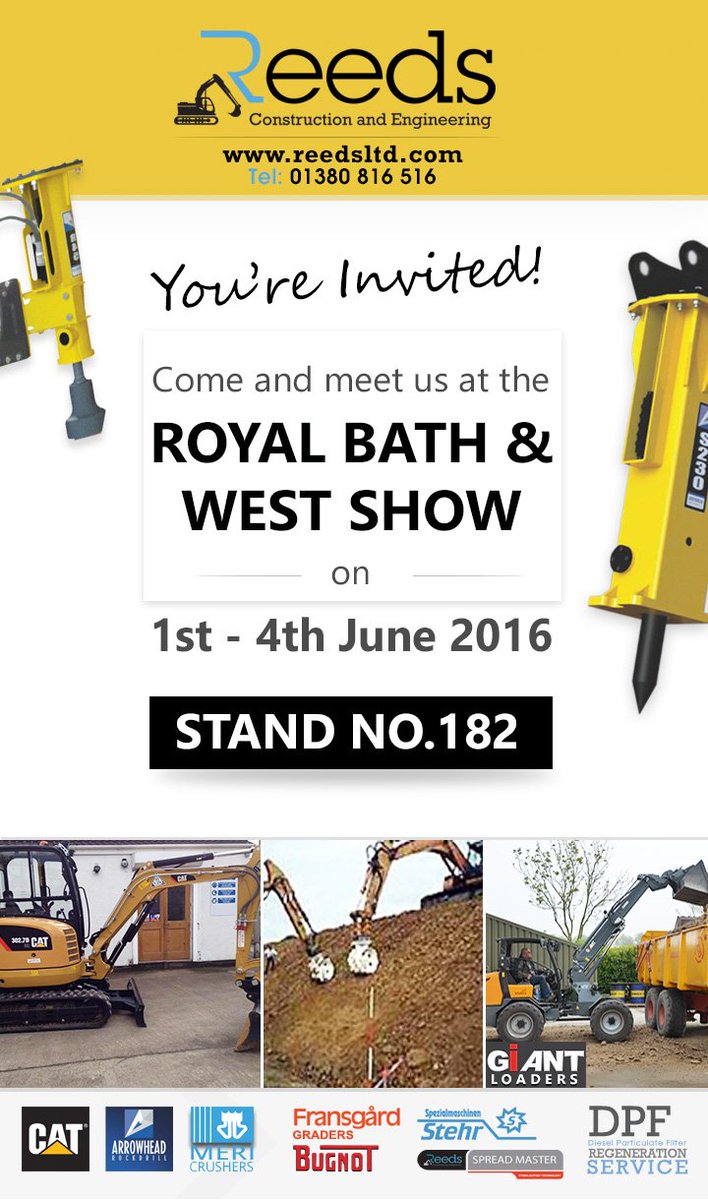 ReedsLtd's tweet photo. You're invited! Come and see us at the Royal Bath and West Show, 2016 #bathandwest https://t.co/lrO5aTeyAO