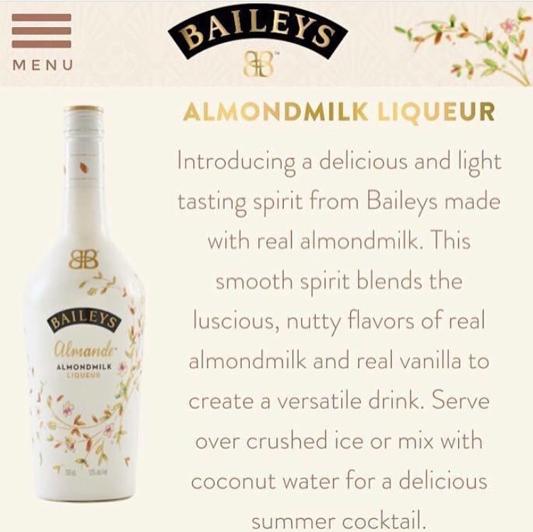 laurelandcedar's tweet photo. Please bring this to the UK @BaileysOriginal! #vegan #veganuk #baileysalmond https://t.co/FEFTmHFy1H