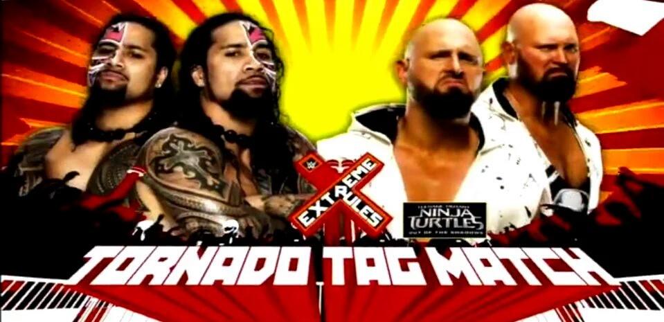 OnlyWwePoll's tweet image. Tornado Tag Match! #ExtremeRules

RT - Gallows &amp;amp; Anderson 
LIKE - The Usos