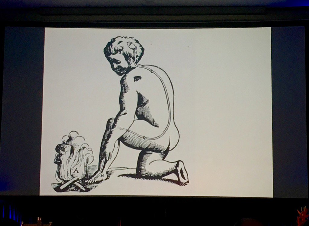 tratar_eldolor's tweet photo. Great Lecture by Prof. Basbaun. Descartes Boy has had a hard work during the conference #GateControlTheory #WIP2016 https://t.co/uS7iaQegmp
