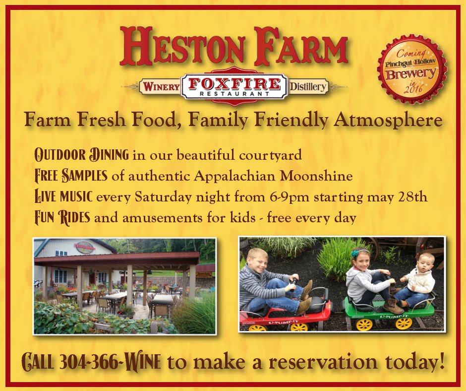 hestonfarm's tweet photo. Plans this weekend? Why not come out Saturday and enjoy a great meal and a FREE MANHATTAN in the Courtyard! https://t.co/DY5Yc1blIO