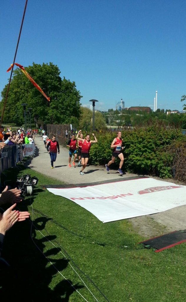 Olipahan hieno tapahtuma #yritysmaraton. Ensi vuonna uudestaan!