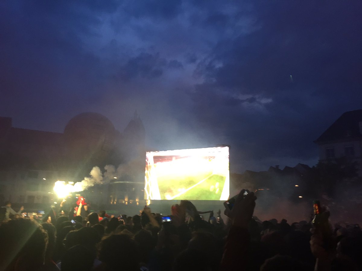 dannyjonesLFC's tweet photo. Another great European trip with the Reds! The 90 mins of footy being the worst bit yet again https://t.co/bC3TDR9byS