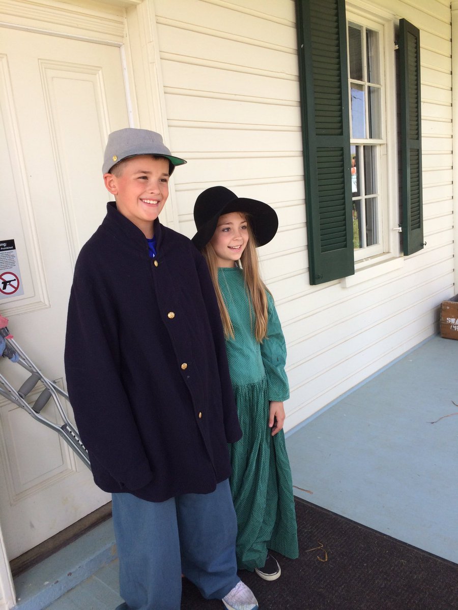 teachkirk's tweet photo. Experiencing life during the Civil War @SharpsburgES #180opportunites https://t.co/yy2bOgTfXe