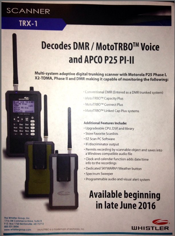 Scanner Master on Twitter soon New Whistler Scanners! 