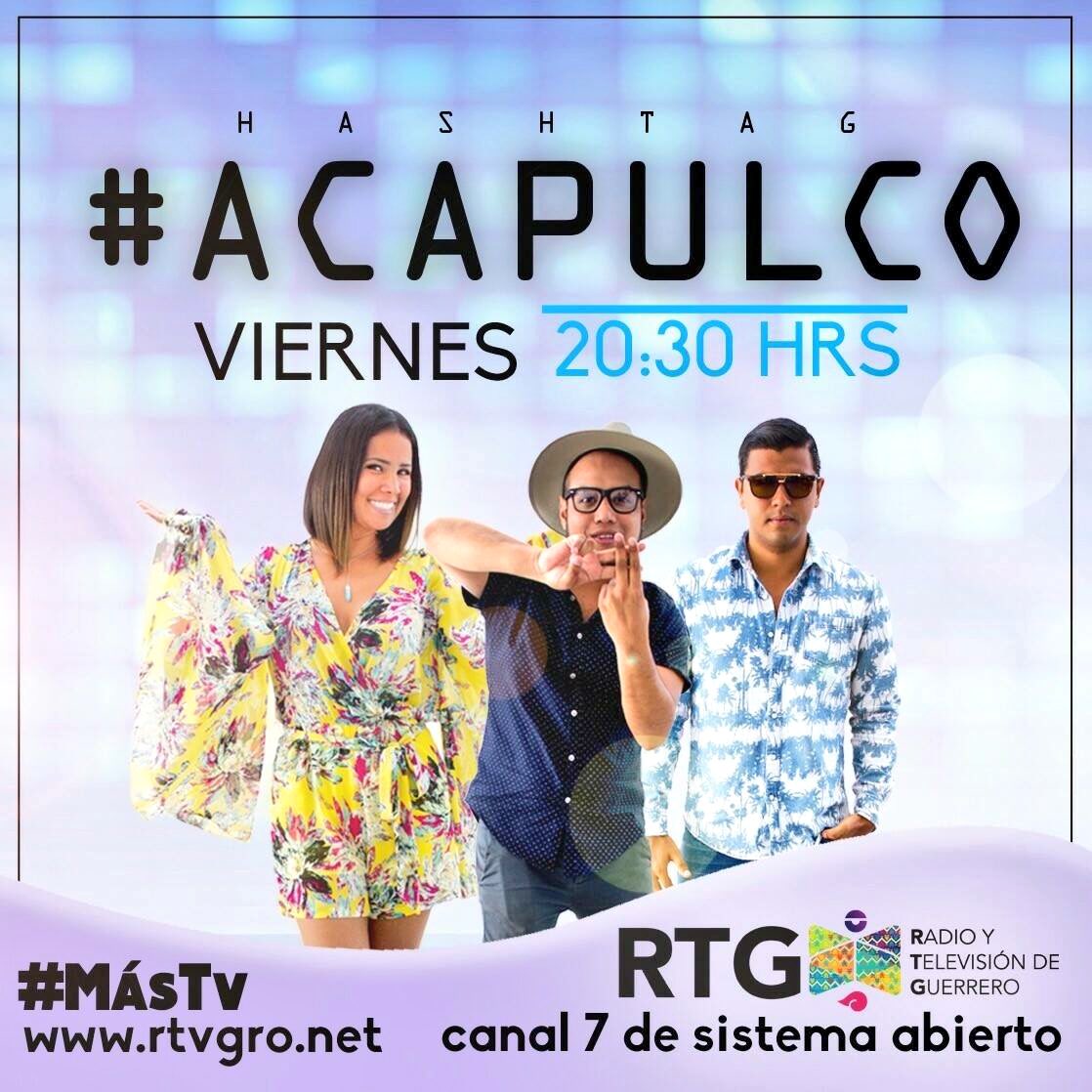 RoArizmendi's tweet photo. Recuerden que hoy es viernes de @HashTagAcapulco los esperamos en punto de las 8:30 PM solo por #RTG https://t.co/8pZaUvVmY4