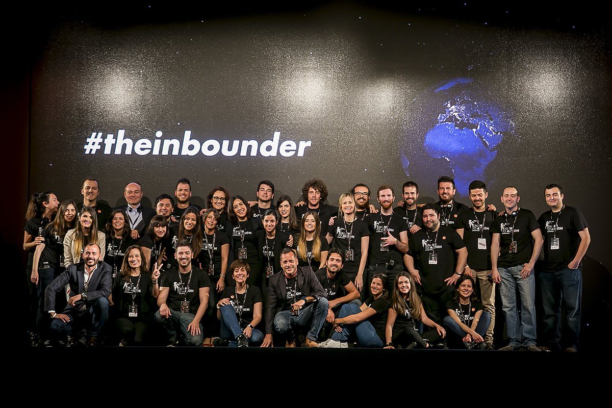 theinbounder's tweet photo. Fin de fiesta #TheInbounder con el gran equipo de @wamhello @wamitalia See you #TheInbounder17 #crewWAM #WAMteam https://t.co/lvPxstmArp