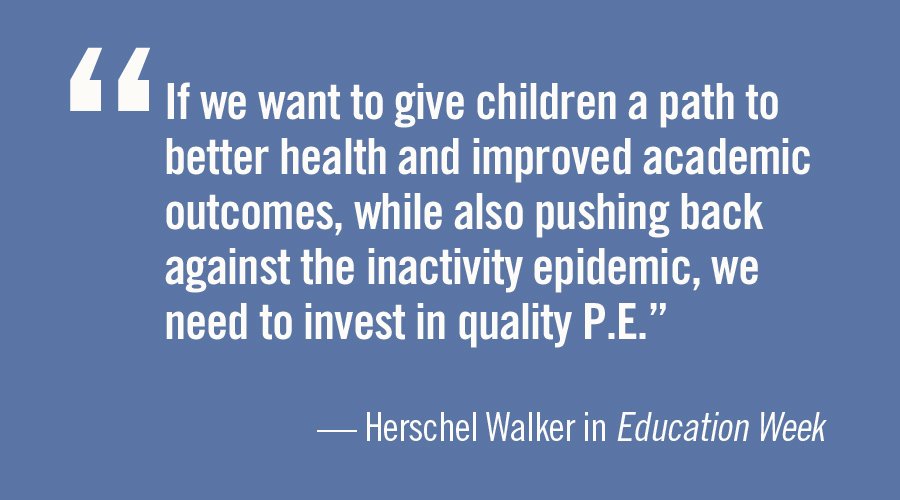 educationweek's tweet photo. A Heisman Trophy winner shares how P.E. saved his life. https://t.co/iW4q1JXRpC ᔥ@EdweekComm #ewopinion https://t.co/mGJFIhy0XL
