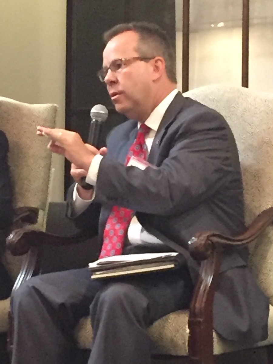 CowetaDA's tweet photo. @UnivWestGa Pres. Kyle Morrero, @ @GeorgiaEcDev re: importance of partnerships in educ.  &amp; workforce dev.  #IAMGEDA https://t.co/inO6LPnoNS
