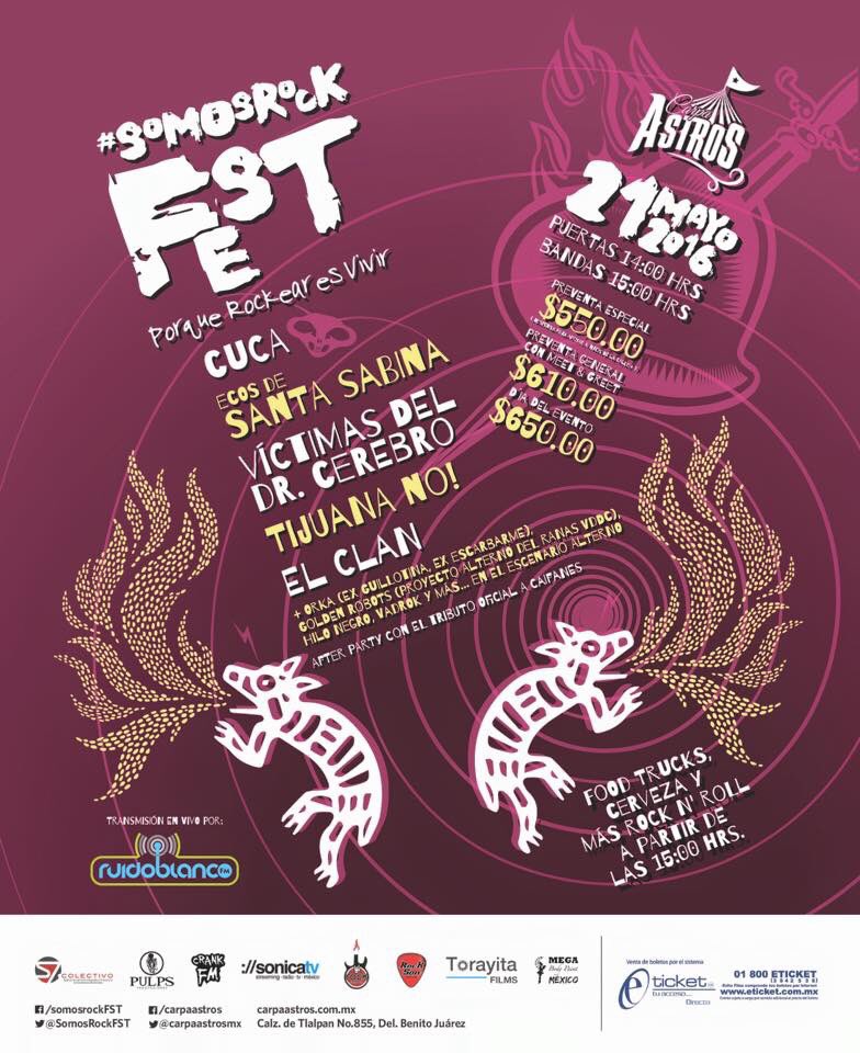 Amigos! Nos vemos este sábado! A rockear 😉🤘