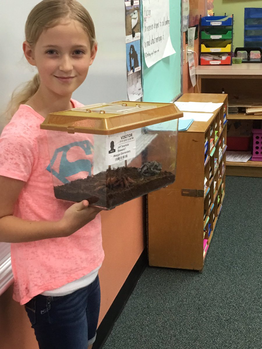 SkaggsMukherjee's tweet photo. Look who's visiting us today @SkaggsElem #skaggslearns https://t.co/fIsXbvowoM