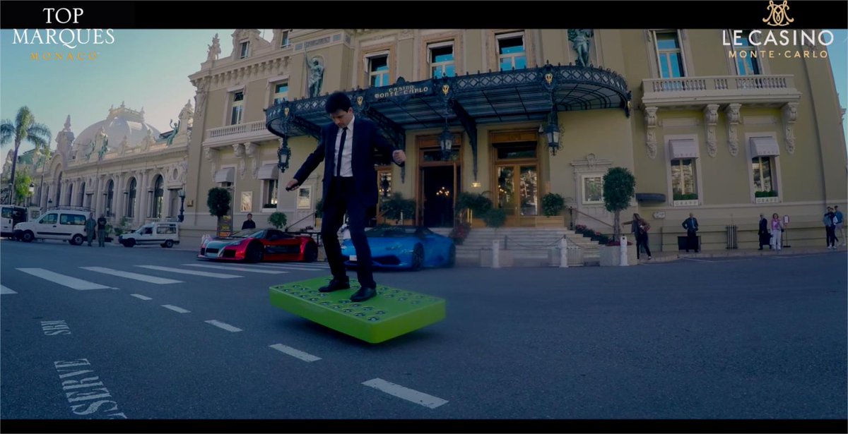 MonteCarloSBM's tweet photo. The #CasinosMonteCarlo welcomed an invention came straight from the future during the Salon @TopMarquesMc :) https://t.co/bvM4tvFBZE