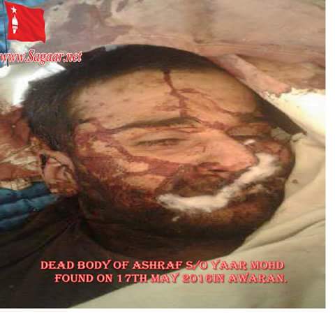 ArchenBaloch's tweet photo. Ashraf s/o Yar Mohd &amp; Samad s/o Suleman were abducted on 20/9/2015 durng Army operation in Chedagi, Dumped
17/5/2016 https://t.co/anxVlqVxBD