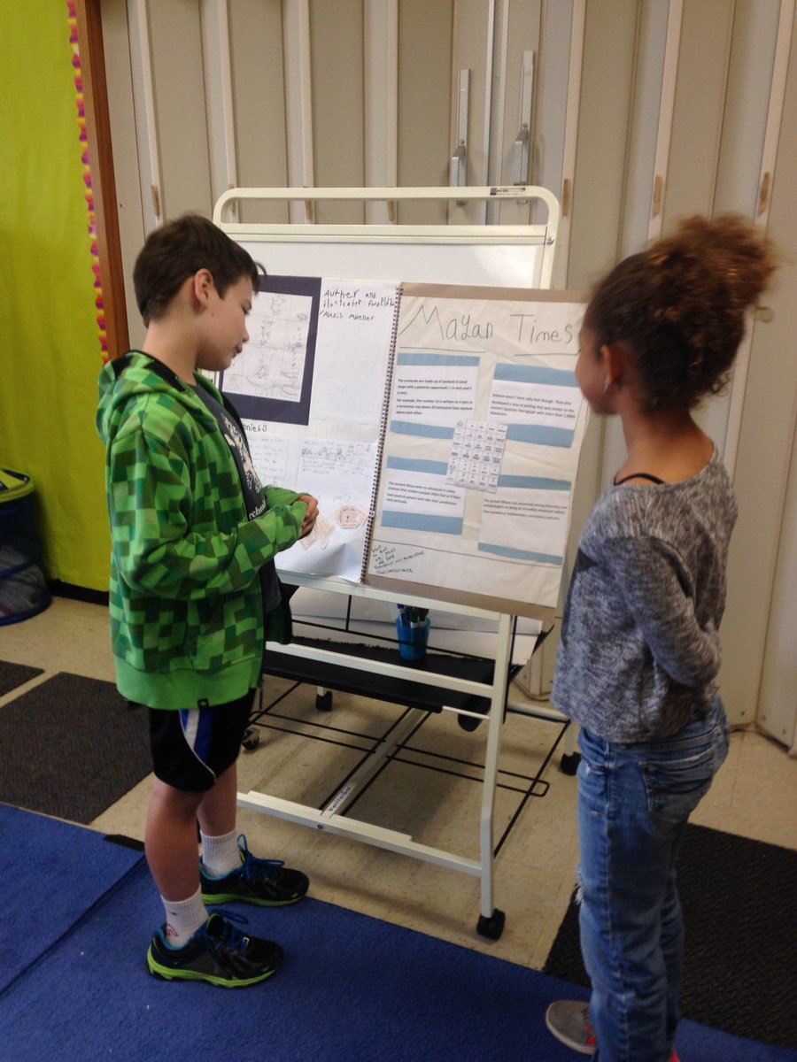 SSVcheetahs3rd's tweet photo. Students present their long term collaborative project- Mayan culture newspaper. #proudteacher https://t.co/vh3ia6AXqz