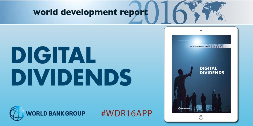 WBG_Digital's tweet photo. #WDR2016app explores the impact of digital tech on economic development across the world. https://t.co/agsdE1Kn4f https://t.co/2DCQ04xHvn