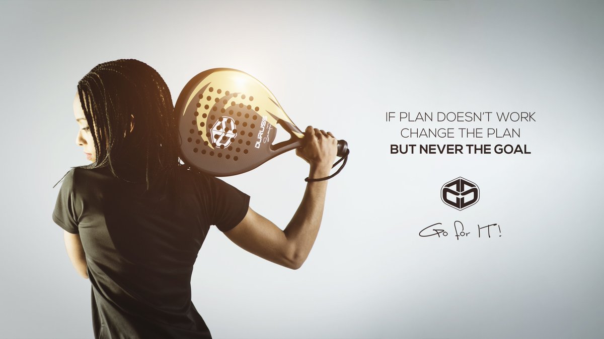 durusspadel's tweet photo. Si el plan no funciona cambia el plan, pero nunca la meta! #GoForIt #Motivation #Sports https://t.co/cjuICZzyG9 https://t.co/anoMk4U5MG