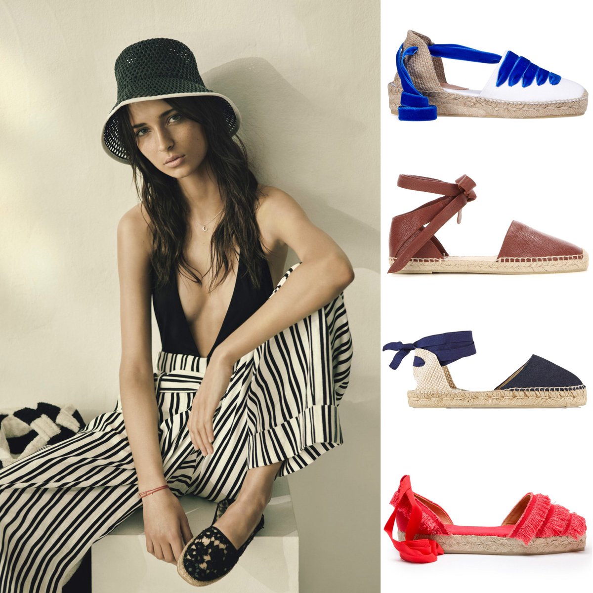 BritishVogue's tweet photo. Espadrilles are the shoe of the summer season. Here are the best to buy now: https://t.co/49CiDFTd4m https://t.co/5ku3bJDxjC