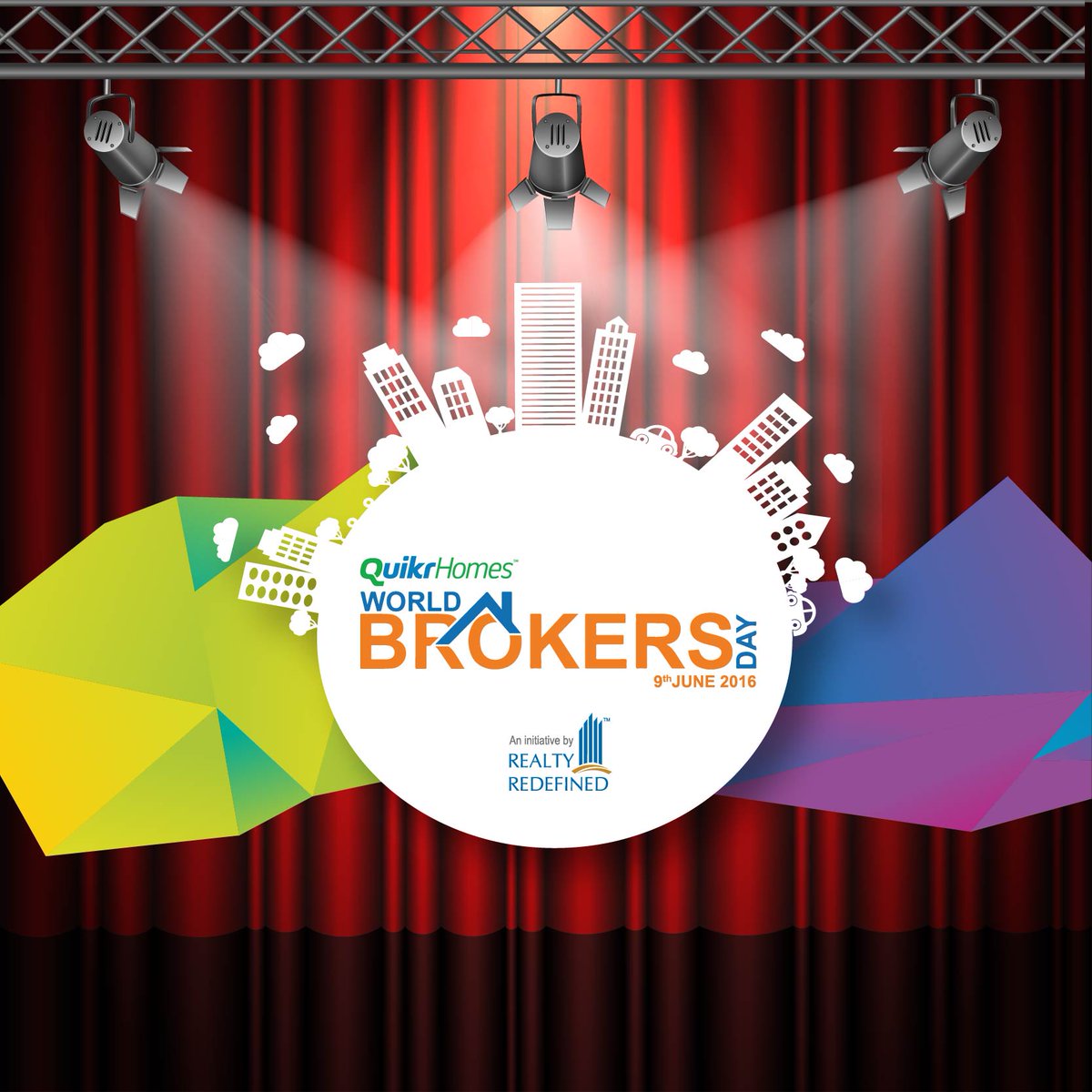 WorldBrokersDay's tweet photo. Realty Redefined is proud to announce their second edition of @WorldBrokersDay  on 9th June 2016.
#WBD2016 #BigNews https://t.co/Xuj6nFQIiM