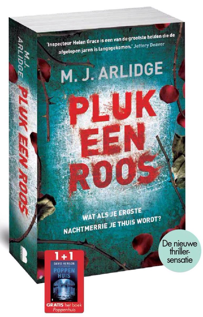 Thrillerlovers's tweet image. Nog 6 dagen,we tellen af. #PlukEenRoos @mjarlidge @Boekerij En hij is weer STEENGOED! #helengrace