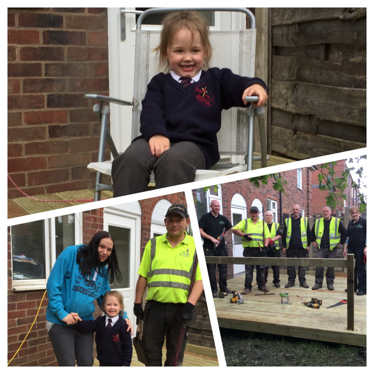 <a href="/FirstForFCHO/">First Choice Homes Oldham</a> one v excited girl at having a safe outside area to play #GiveandGain.  V proud of Property Care team