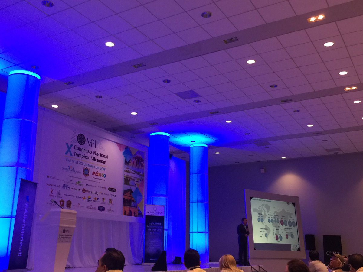 LigiaMtz's tweet photo. En la conferencia de Leonardo Kourchenko en el Congreso MPI con México, Retos y Oportunidades #mpi2016 @slidoappsp https://t.co/97ptOMRYfh