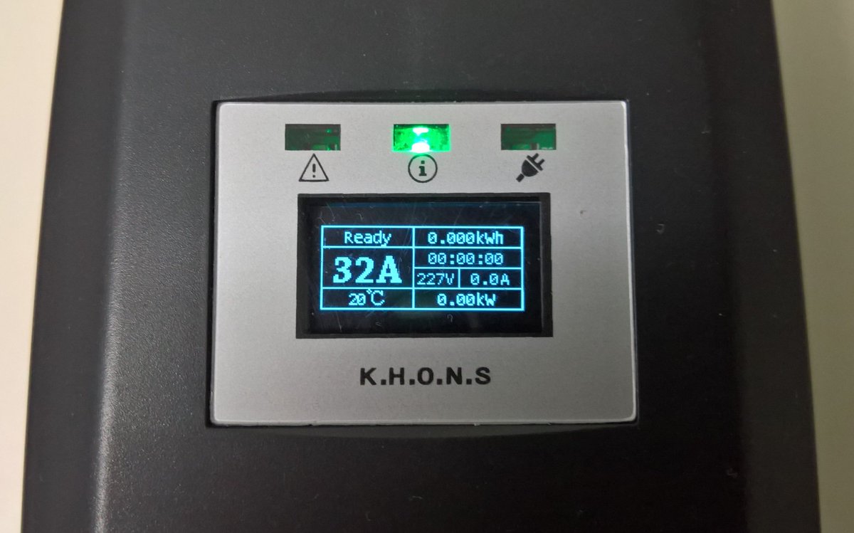 Neu bei schnellladen.de: Mobile AC Lader bis 7.4kW mit einzigartiger digitaler Anzeige:
schnellladen.de/de/khons