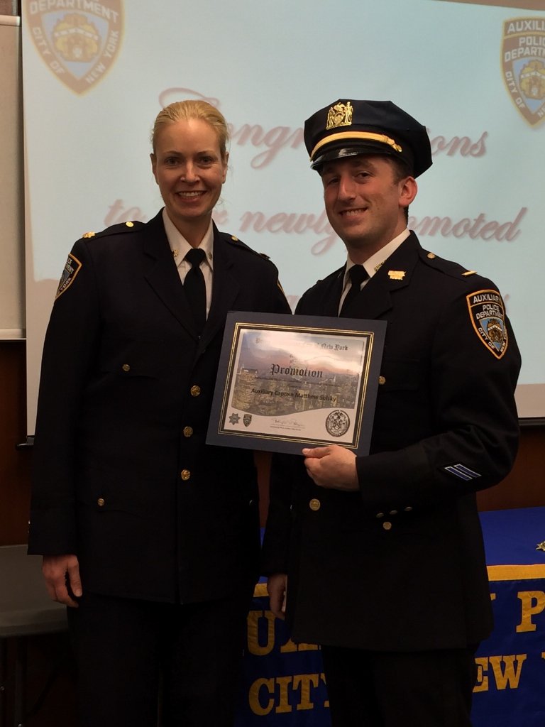 We extend a hearty congratulations to <a href="/NYPDauxiliary/">NYPD Auxiliary</a> Lieutenant Selsky on his promotion to Captain. Job well done!