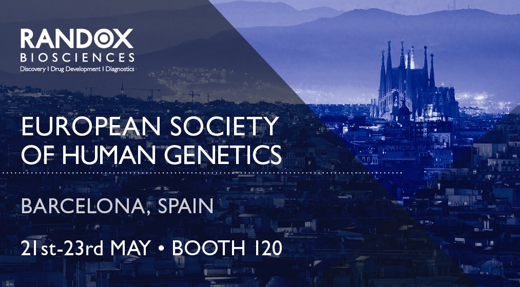 randoxbio's tweet image. Join us at #ESHG2016 where we will be showcasing our #genetic testing capabilities! Booth 120. @eshgsociety