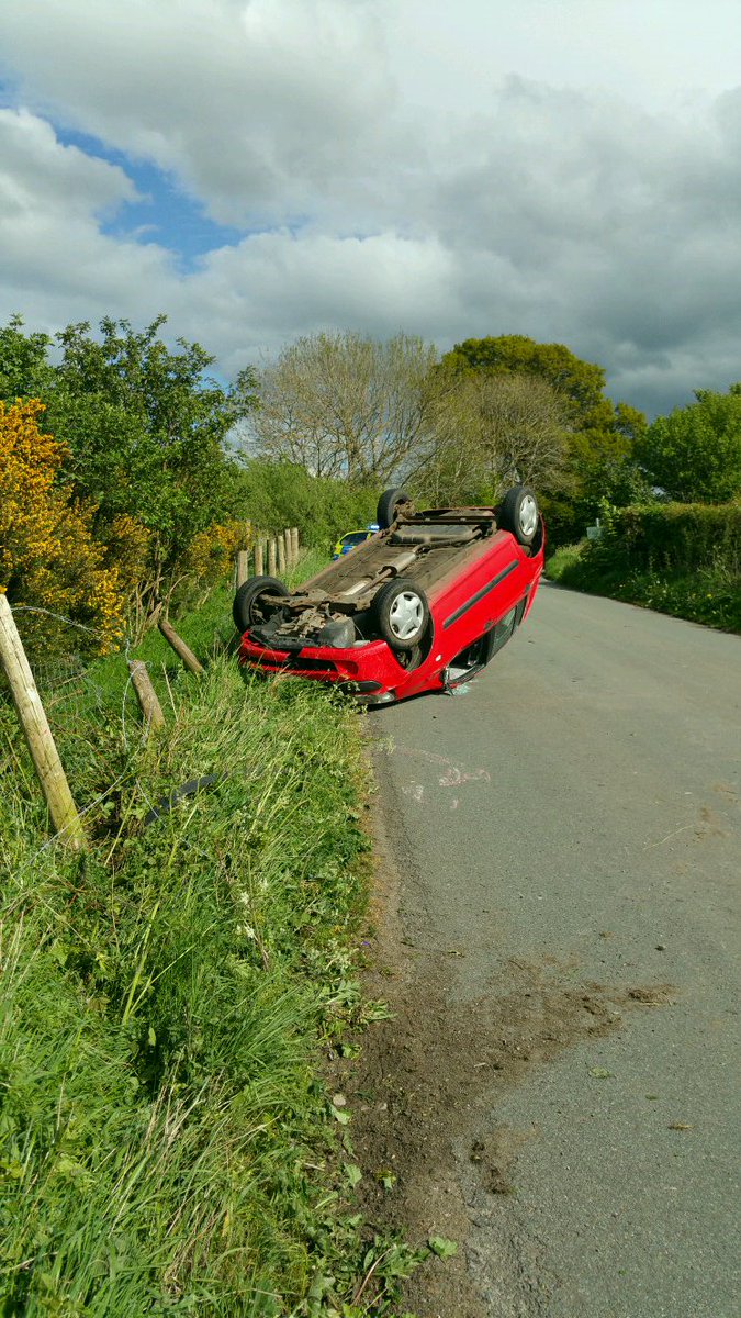 1 vehicle collision at Appleby with assistance from <a href="/CumbriaFire/">Cumbria Fire & Rescue Service</a> <a href="/GNairambulance/">Great North Air Ambulance</a>  , fortunately no injury #luckyday